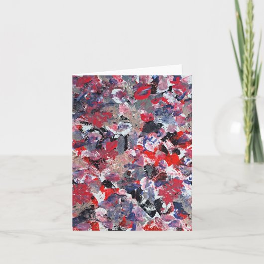 Carte De Remerciements Le cardinal Confetti (Devant)