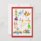 Carte De Remerciements Le casting de Nutcracker (Devant)