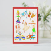 Carte De Remerciements Le casting de Nutcracker (Debout devant)