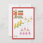 Carte De Remerciements Le casting de Nutcracker (Dos)