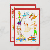 Carte De Remerciements Le casting de Nutcracker (Devant / Derrière)