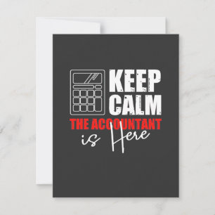 Carte De Remerciements Le Comptable Est Là