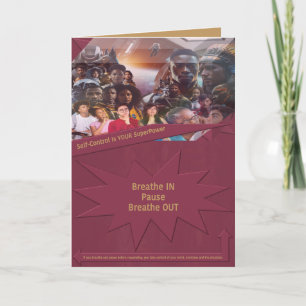 Carte De Remerciements Le contrôle de soi est votre superpuissance