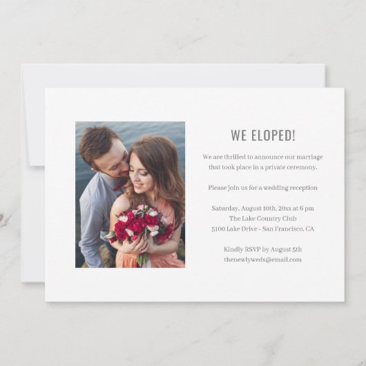 Carte De Remerciements Le développement d'un Mariage tout simplement roma (Dos)