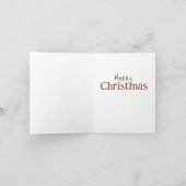 Carte De Remerciements Le Flamant rose des souhaits les plus chauds (Intérieur)