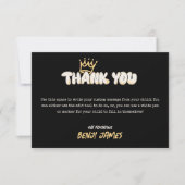 Carte De Remerciements Le Grand Un | Les Notorious 90s 1er Anniversaire (Devant)