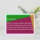 Carte De Remerciements Le Guide (Debout devant)