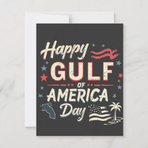 Carte De Remerciements Le joyeux patriotique du Golfe de l'Amérique
