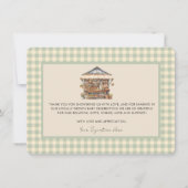 Carte De Remerciements Le marché local des producteurs de bébés (Dos)