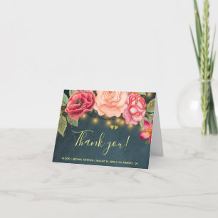 Carte De Remerciements Le mariage de PHOTO vous remercient marine