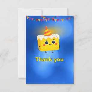 Carte De Remerciements Le Meilleur Gâteau d'Anniversaire