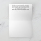 Carte De Remerciements Le paradoxe du temps d'Aristote (Intérieur)