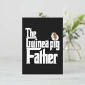 Carte De Remerciements Le père du cochon de Guinée (Debout devant)