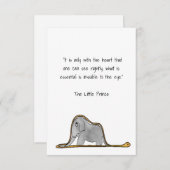 Carte De Remerciements Le Petit Prince (Devant / Derrière)