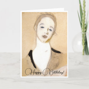 Carte De Remerciements Le Petit Serviteur, Helene Schjerfbeck,