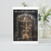 Carte De Remerciements Le premier Selfie au monde ? (Debout devant)