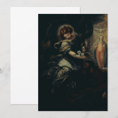 Carte De Remerciements Le Rêve de Saint Joseph (Devant / Derrière)