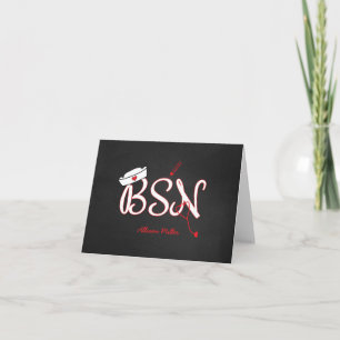 Carte De Remerciements Le rouge de BSN vous remercient carde, cadeau