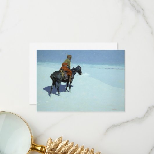 Carte De Remerciements Le Scoutisme, les amis ou les ennemis par Frederic (Devant/Arrière en situation)