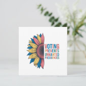 Carte De Remerciements Le Vote Empêche Les Présidences Indésirées Le Dési (Debout devant)