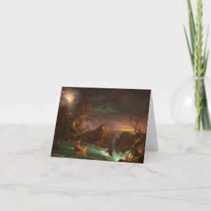 Carte De Remerciements Le voyage de la vie, Manhood de Thomas Cole