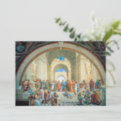 Carte De Remerciements L'école d'Athènes par Raphael (Debout devant)