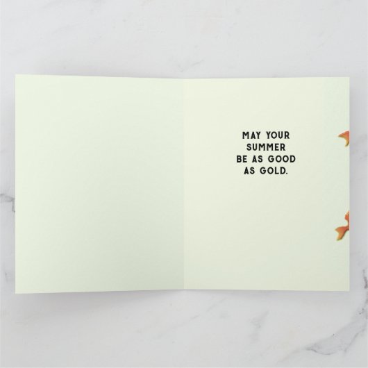 Carte De Remerciements L'école drôle est dehors (Intérieur)