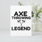 CARTE DE REMERCIEMENTS LÉGENDE DE TRAVERSEMENT AX (Debout devant)