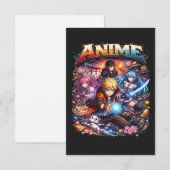 Carte De Remerciements Légendes de l'anime (Devant / Derrière)