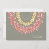 Carte De Remerciements Lei Day by Wander With Aloha (Devant)
