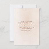 Carte De Remerciements L'élégante lumière de la graminée de Pampas floral (Dos)