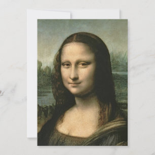 Carte De Remerciements Leonardo Vinci   Mona Lisa, c.1503-6