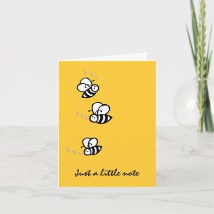 Carte De Remerciements Les abeilles bourdonnantes
