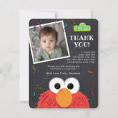 Carte De Remerciements Les amis de Rue Sésame Confettis Anniversaire (Devant)