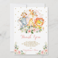 Les animaux de Safari Blush Pink Floral Jungle Bab