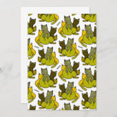 Carte De Remerciements Les chatons d'olive (Devant / Derrière)