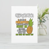 Carte De Remerciements Les Chiropraticiens Sont Comme Des Ananas. (Debout devant)