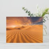 Carte De Remerciements Les déserts | Désert aux Émirats arabes unis (Debout devant)