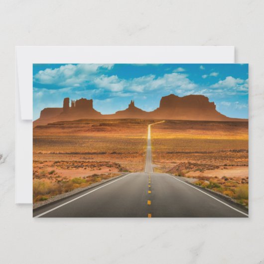 Carte De Remerciements Les déserts | Monument Valley, Utah (Devant)