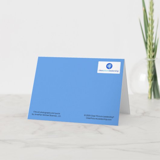 Carte De Remerciements Les Dirigeants Deviennent De Grande Motivation (Dos)