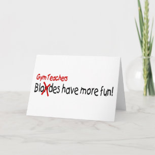 Carte De Remerciements Les Enseignants De La Salle De Sport Ont Plus De P