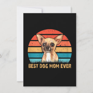Carte De Remerciements Les femmes citent le meilleur chien maman Ever Chi