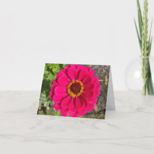 Carte De Remerciements Les fleurs d'automne