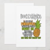 Carte De Remerciements Les Gardiens Sont Comme Des Ananas. (Devant / Derrière)