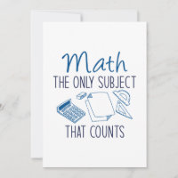 Les Maths Le Seul Sujet Qui Compte