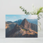 Carte De Remerciements Les monuments | Machu Picchu, Pérou (Debout devant)