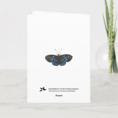 Carte De Remerciements Les Papillons (Dos)