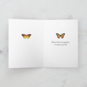 Carte De Remerciements Les Papillons (Intérieur)