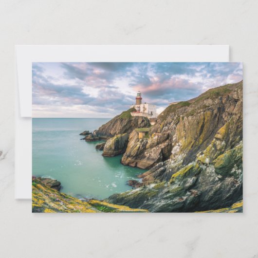 Carte De Remerciements Les phares | Baily Lighthouse Dublin, Irlande (Devant)