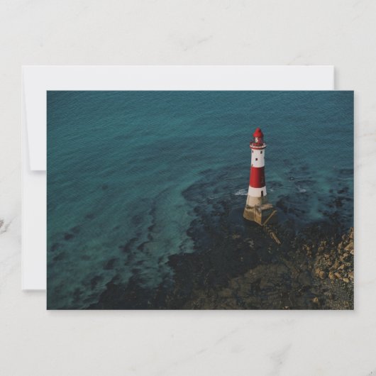 Carte De Remerciements Les phares | Beachy Head Lighthouse England (Devant)